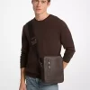 Hudson Flugtasche aus genarbtem Leder