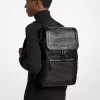 Hudson Medium Lederrucksack mit Ösen