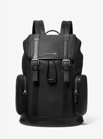 Hudson Rucksack aus genarbtem Leder