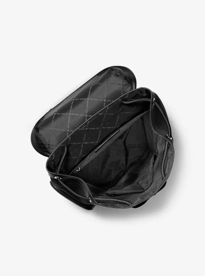 Hudson Rucksack aus genarbtem Leder