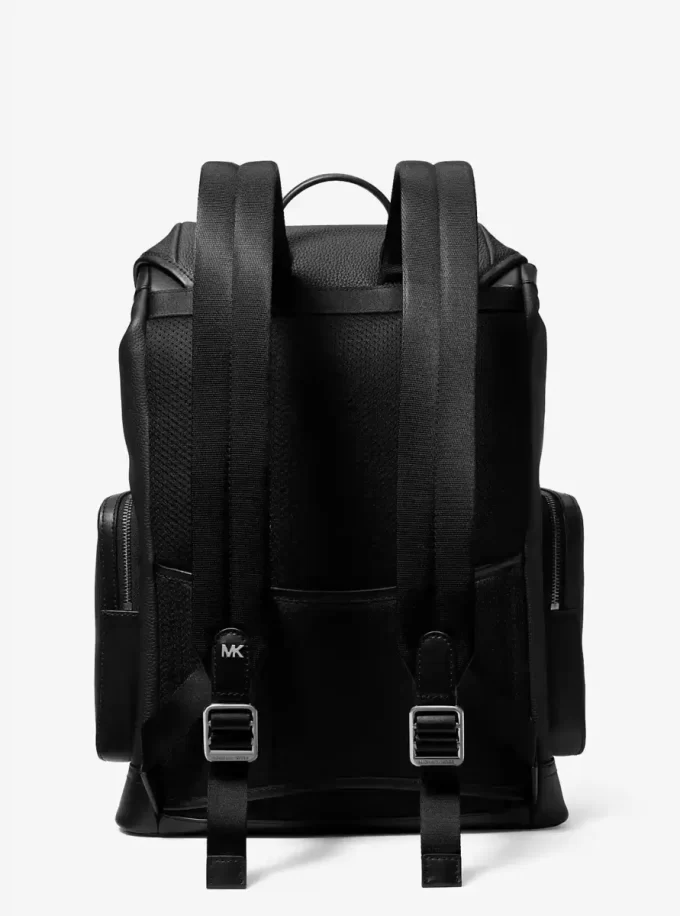 Hudson Rucksack aus genarbtem Leder
