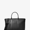 Hudson Tragetasche aus genarbtem Leder