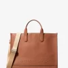Hudson Tragetasche aus genarbtem Leder