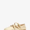 Indy Flex Ballerinas aus geknacktem Metallic-Leder