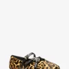 Indy Flex Ballerinas aus Kalbsfell mit Leopardenmuster
