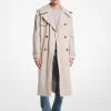 Inox Oversized Trenchcoat aus Baumwollmischgewebe