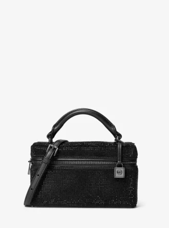 Jana Extra-Small Embellished Suede Convertible Crossbody Bag