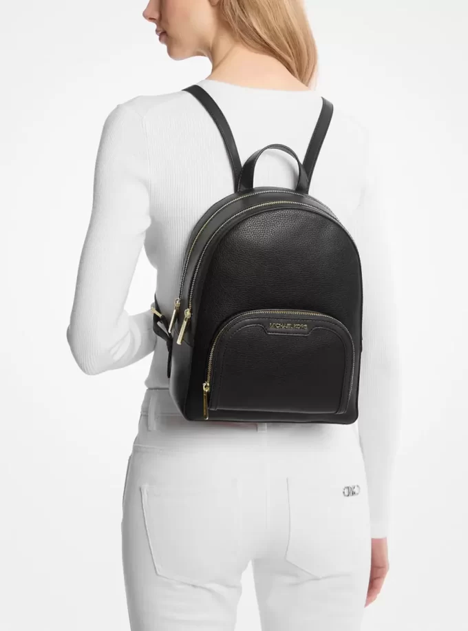 Jaycee Rucksack aus genarbtem Leder (mittelgroß) Jaycee Rucksack aus genarbtem Leder (mittelgroß)