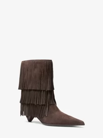 Jayla Fransen-Wildlederstiefel