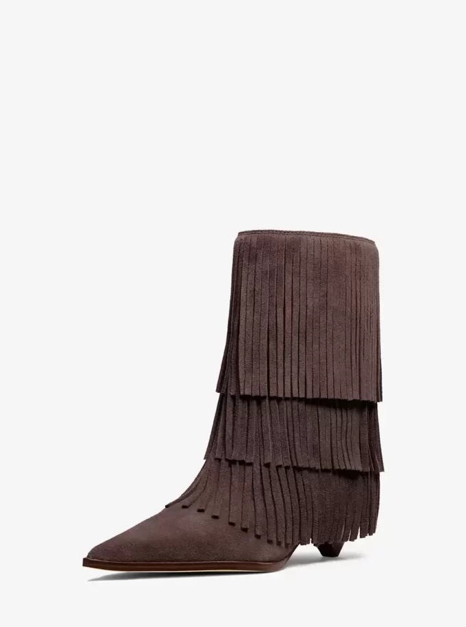 Jayla Fransen-Wildlederstiefel