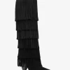 Jayla Wildlederstiefel mit Fransen
