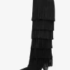 Jayla Wildlederstiefel mit Fransen