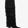 Jayla Wildlederstiefel mit Fransen