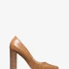 Jeanne Pumps aus Leder mit Krokodilprägung Jeanne Pumps aus Leder mit Krokodilprägung