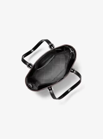 Jet Set Extra-Small Patent Logo Prebossed Convertible Tote Bag