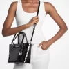 Jet Set Extra-Small Patent Logo Prebossed Convertible Tote Bag Jet Set Extra-Small Patent Logo Prebossed Convertible Tote Bag