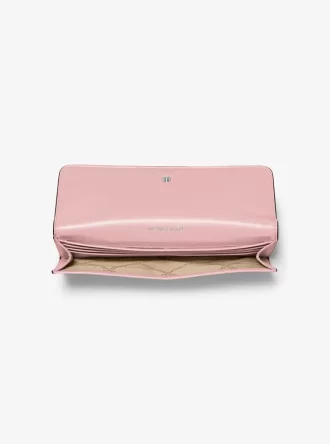 Jet Set Große Geldbörse aus Saffiano-Leder mit Druckknopfverschluss