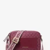 Jet Set Große gewebte Umhängetasche mit charakteristischem Logoprint Jet Set Große gewebte Umhängetasche mit charakteristischem Logoprint