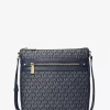Jet Set Große gewebte Umhängetasche mit charakteristischem Logoprint Jet Set Große gewebte Umhängetasche mit charakteristischem Logoprint
