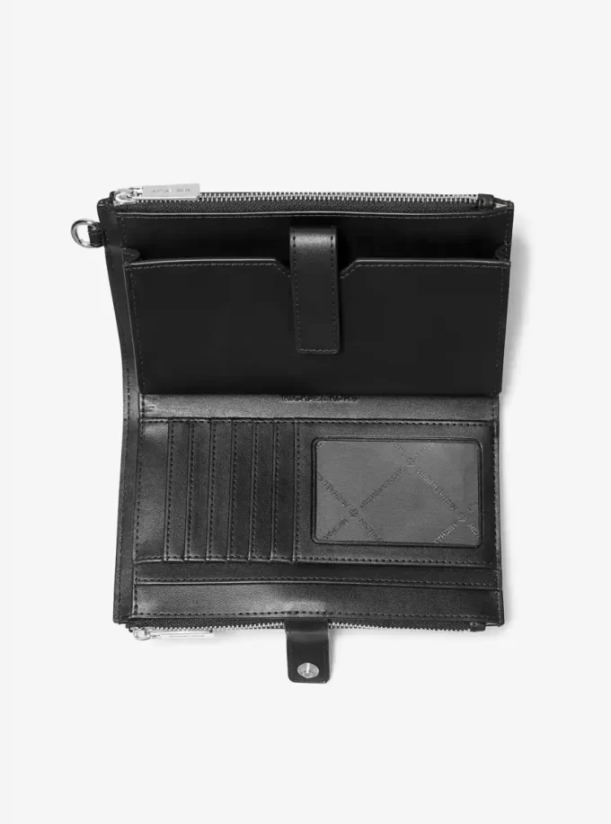 Jet Set Große Ombré-Handgelenktasche mit Signature-Logo Jet Set Große Ombré-Handgelenktasche mit Signature-Logo