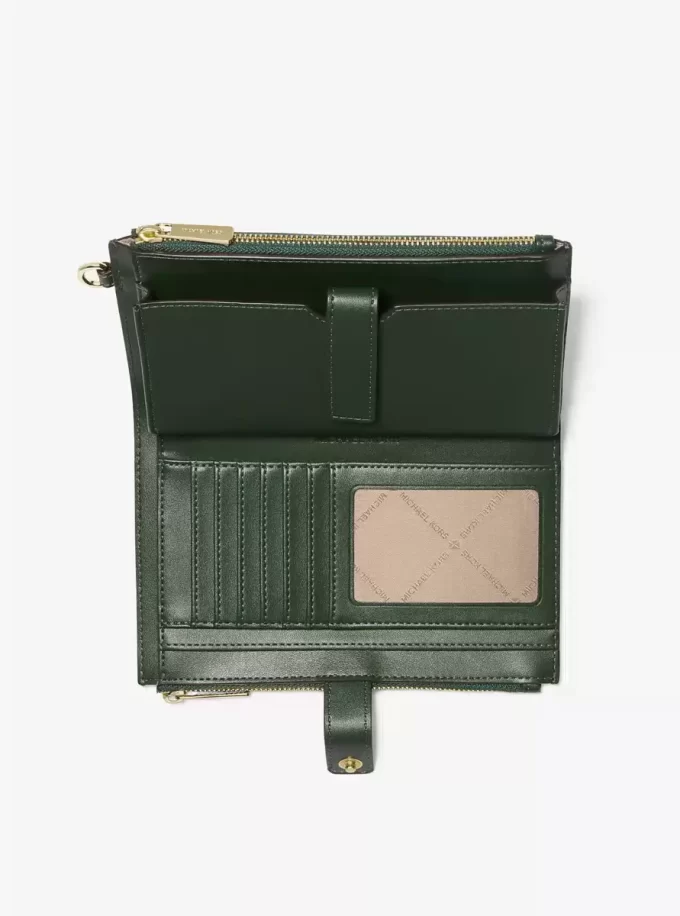 Jet Set Große Ombré-Handgelenktasche mit Signature-Logo Jet Set Große Ombré-Handgelenktasche mit Signature-Logo