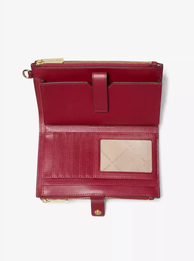 Jet Set Große Ombré-Handgelenktasche mit Signature-Logo Jet Set Große Ombré-Handgelenktasche mit Signature-Logo