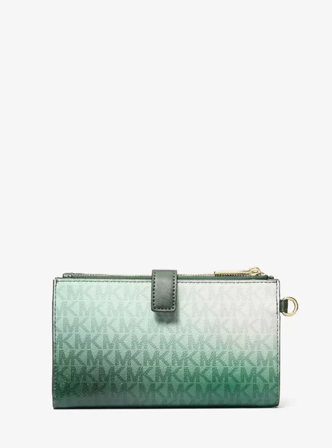 Jet Set Große Ombré-Handgelenktasche mit Signature-Logo Jet Set Große Ombré-Handgelenktasche mit Signature-Logo