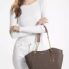 Jet Set Große Schultertasche mit charakteristischem Logo