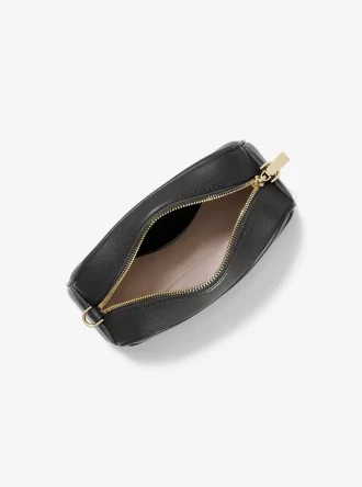 Jet Set Kleine Leder-Kamera-Umhängetasche
