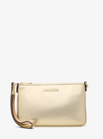 Jet Set Kleine Metallic-Handgelenktasche