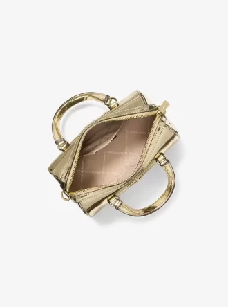 Jet Set Kleine Metallic-Umhängetasche