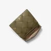 Jet Set Medium Crossbody-Tasche aus gewebtem Leder Jet Set Medium Crossbody-Tasche aus gewebtem Leder