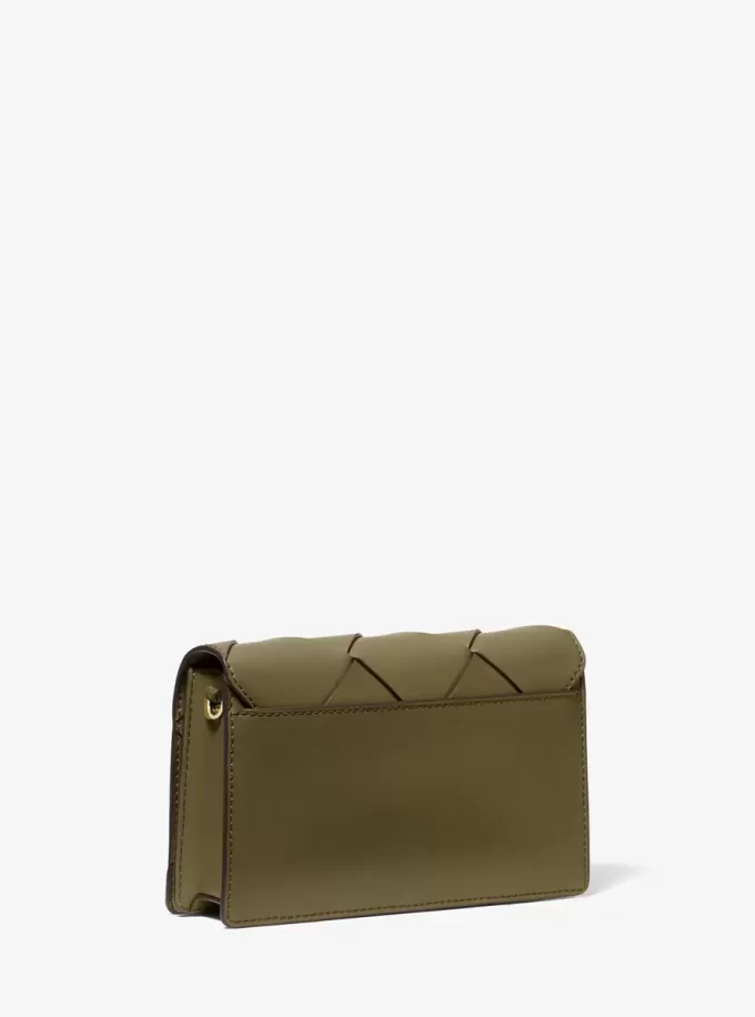 Jet Set Medium Crossbody-Tasche aus gewebtem Leder Jet Set Medium Crossbody-Tasche aus gewebtem Leder