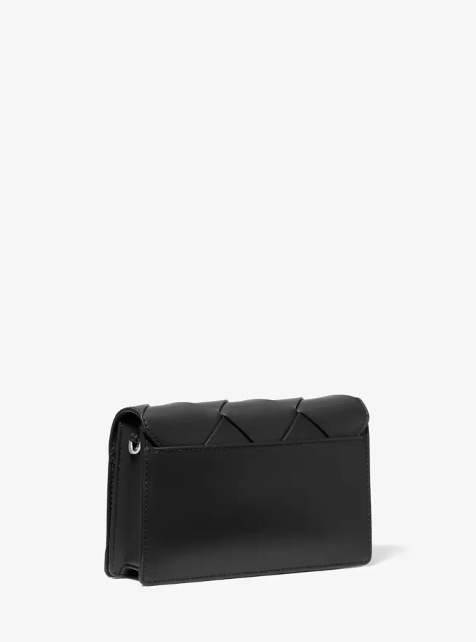 Jet Set Medium Crossbody-Tasche aus gewebtem Leder Jet Set Medium Crossbody-Tasche aus gewebtem Leder