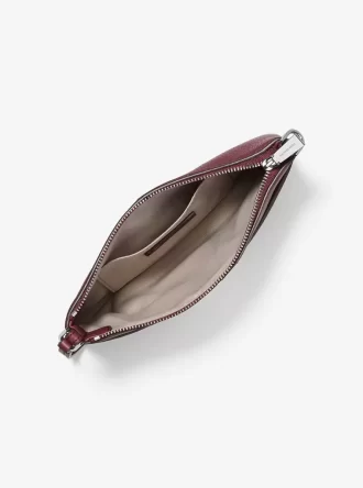 Jet Set Medium genarbtes Leder, wandelbare Handgelenktasche