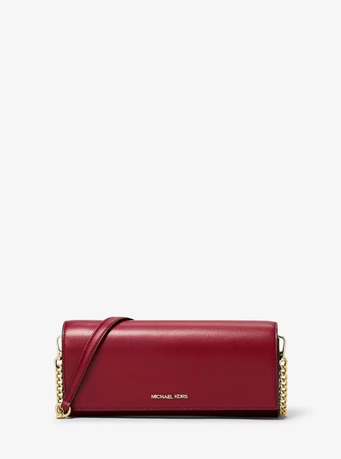 Jet Set Medium Leder-Clutch Jet Set Medium Leder-Clutch
