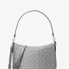 Jet Set Medium Pochette Crossbody Bag mit gewebtem Pochette-Gewebe und charakteristischem Logoprint Jet Set Medium Pochette Crossbody Bag mit gewebtem Pochette-Gewebe und charakteristischem Logoprint