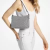 Jet Set Medium Pochette Crossbody Bag mit gewebtem Pochette-Gewebe und charakteristischem Logoprint Jet Set Medium Pochette Crossbody Bag mit gewebtem Pochette-Gewebe und charakteristischem Logoprint