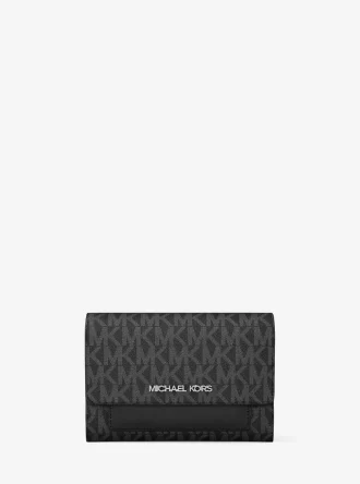 Jet Set Medium Signature Logo 2-in-1 Geldbörse