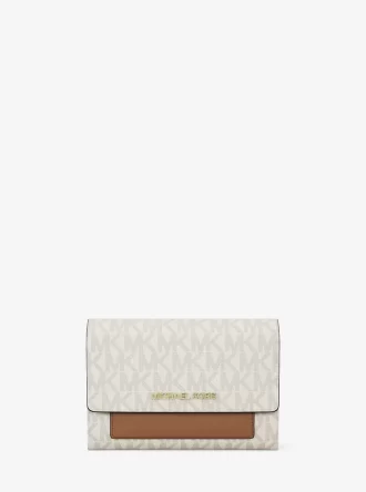 Jet Set Medium Signature Logo 2-in-1 Geldbörse