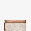 Jet Set Medium Signature Logo Handgelenktasche Jet Set Medium Signature Logo Handgelenktasche