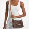 Jet Set Medium Signature Logo Print Woven Convertible Pochette Jet Set Medium Signature Logo Print Woven Convertible Pochette