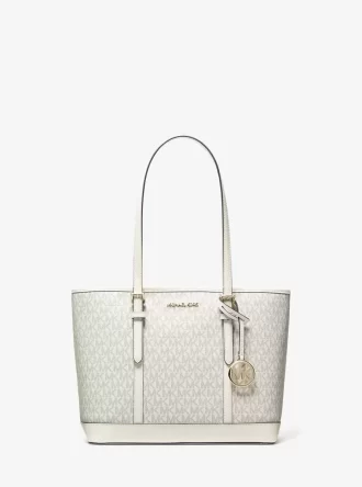 Jet Set Reisetasche mit kleinem Logo und Reißverschluss