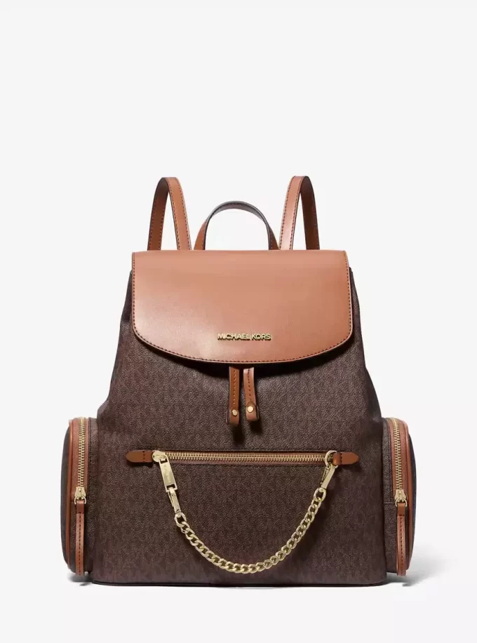 Jet Set Rucksack mit großem Logo Jet Set Rucksack mit großem Logo