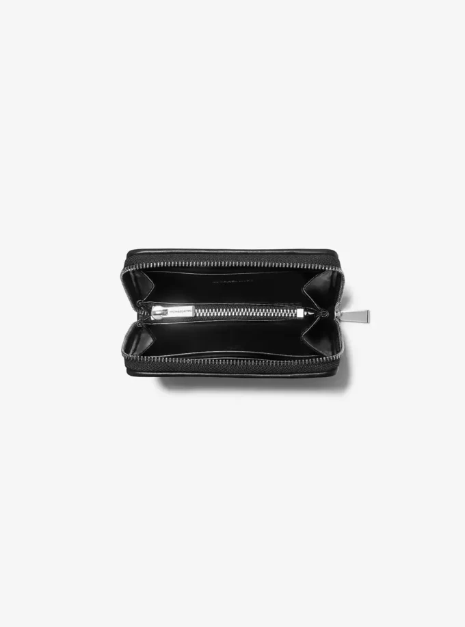 Jet Set Small MK2000 Logo Jacquard Geldbörse