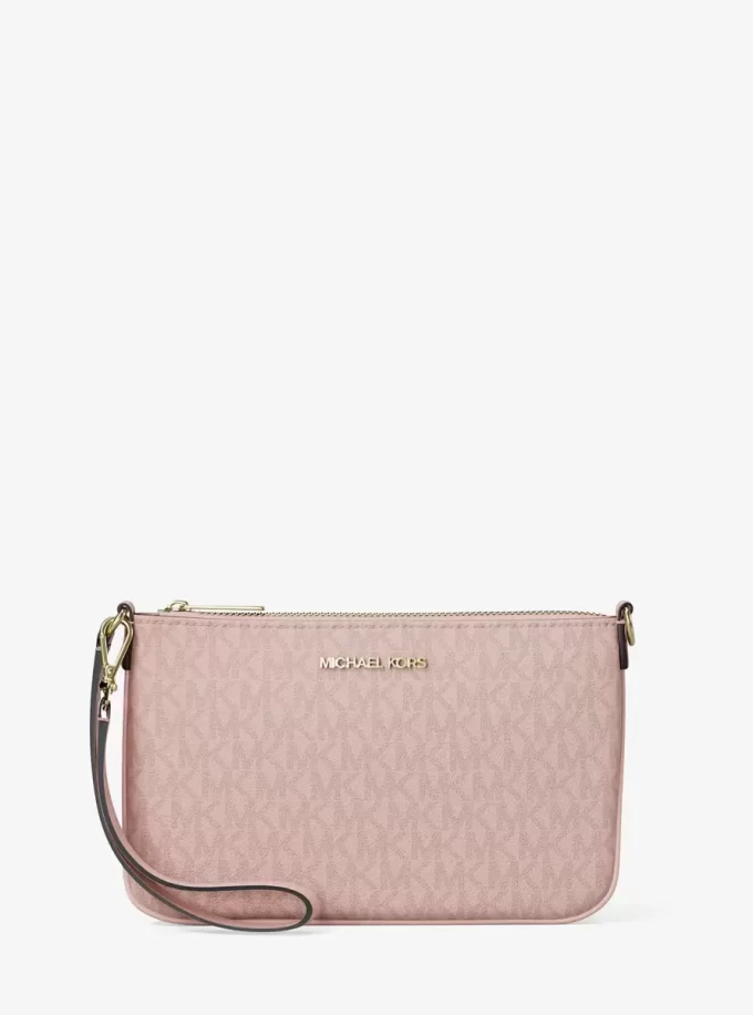Jet Set Small Signature Logo Convertible Wristlet Jet Set Small Signature Logo Convertible Wristlet