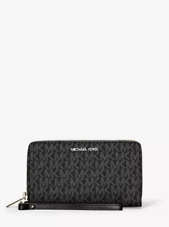 Jet Set Smartphone-Geldbörse mit großem Logo