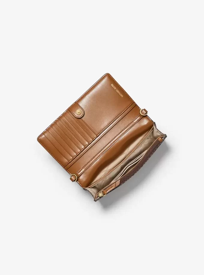 Jet Set Smartphone-Umhängetasche mit kleinem Logo-Print