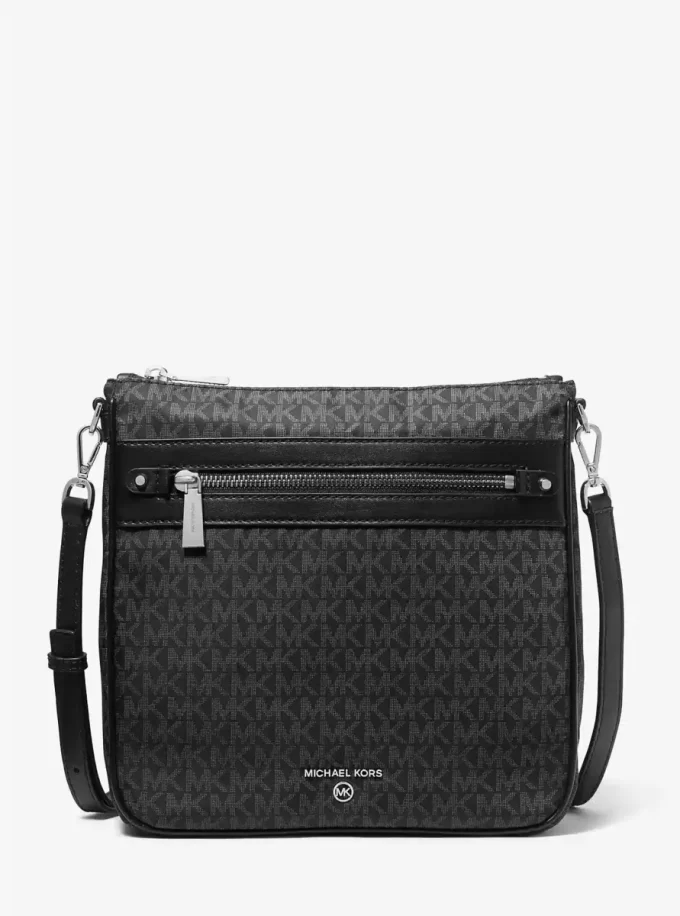Jet Set Umhängetasche mit großem Logoprint Jet Set Umhängetasche mit großem Logoprint