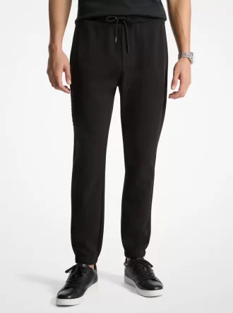 Jogginghose aus Baumwollmischgewebe mit Logoprägung
